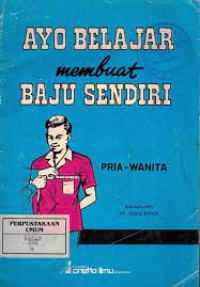 Image of Ayo Belajar Membuat Baju Sendiri